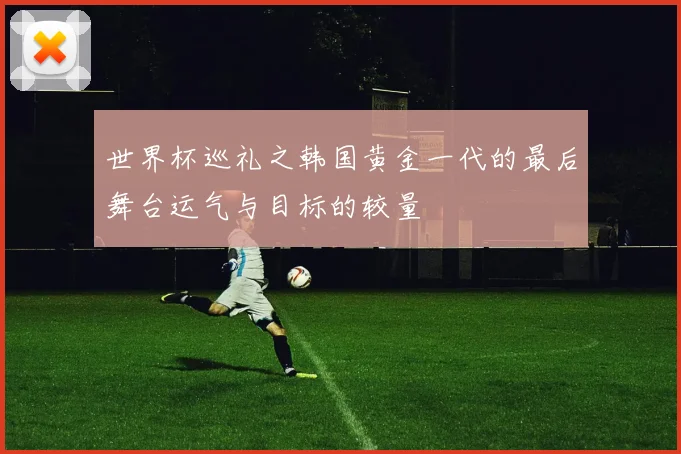 世界杯巡礼之韩国黄金一代的最后舞台运气与目标的较量